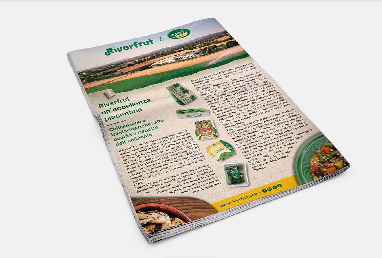 Studiart Pubblicità e Marketing, ufficio stampa di Riverfrut.